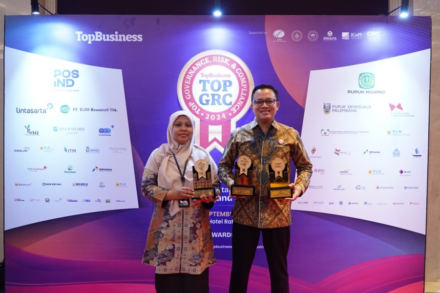 Leadership for Sustainable Impact, Haleyora Power Raih Penghargaan di Ajang TOP GRC Awards 2024